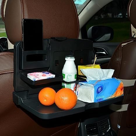 Multi-Functional Portable Foldable Car Seat Tray Desk - Car Vehicle Back Seat Tray Table - Stay Organized When on The Go - Image 5