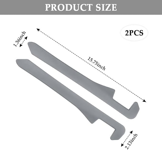 IHOTDER Super Flexible Car Seat Gap Filler,Durable Car Organizer Between Seats for Tightly Filling Seat Gaps,Universal CCar Side Seat Gap Filler CCar Accessories for Women & Men (Gray/2PCS)… - Image 2