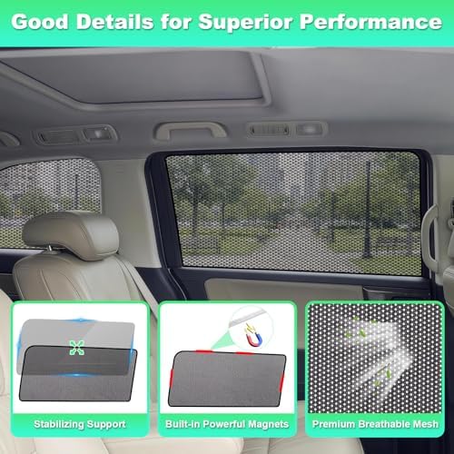 Odyssey Window Shades 2018-2024, Rear Side Mesh, 4PCS - Image 7