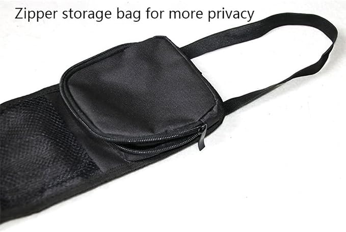 MOTAIN Car Seat Side Pouch, Seat Side Net Storage Hanging Pouch, Multi-pocket Storage for Keys, Phone, Snacks, etc. Fits Any Front Passenger Seat of Cars, Trucks, Mini Vans and SUVs (2) - Image 7