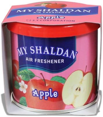 Pack of 24 My Shaldan Japanese Car Cup-Holder Natural Air Freshener Cans (Apple Scented) - Image 2