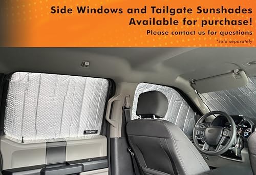 Front Windshield Sunshade for 2017-2022 Ford F-250 F-350 F-450 F-550 Truck - Image 7