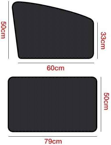 Car Window Sunshade Curtains, 4-Pack | UV Protection, Magnetic Side Window, Privacy Curtains, Portable - Image 8