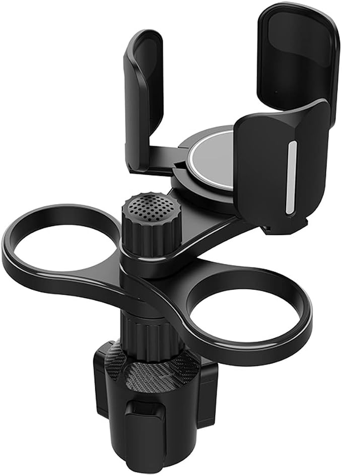 3 in 1 Car Cup Holder Expander with Adjustable Base, All Purpose Car Cup Holder and Organizer, Road Trip Essentials Car Accessories for Snack Bottles Cups Drinks (B03) - Image 9