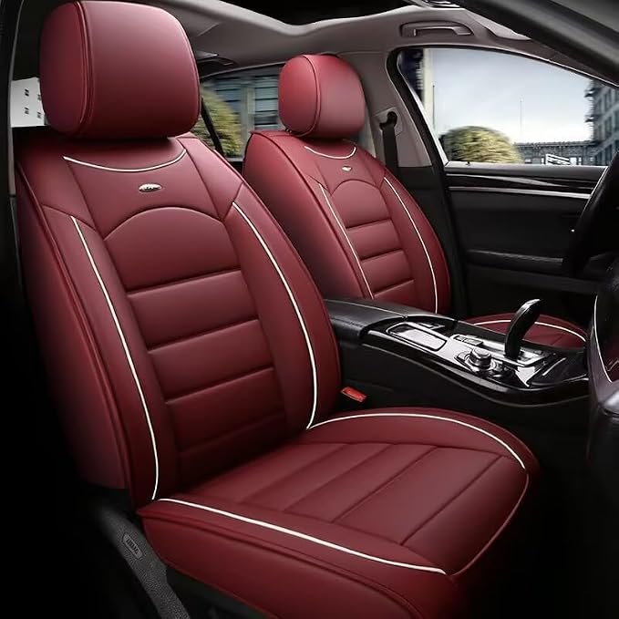 for car seat Covers Non-Slip (E.g, for Tesl,for Mercedes-Benz,for BMW,for Audi, for Ford, for Honda, for Nissan,for Toyota,for Chevrolet,for Jeep.. (Red) - Image 6