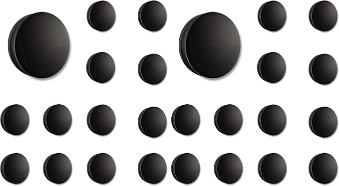 BKSAI 12pcs Magnetic Accessories for Window Blackout Shades for Windows Bedroom No Drill Blackout Curtain Window Blinds Sun Blocking for Home Living Room Travel (Pack of 2) by BKSAI
