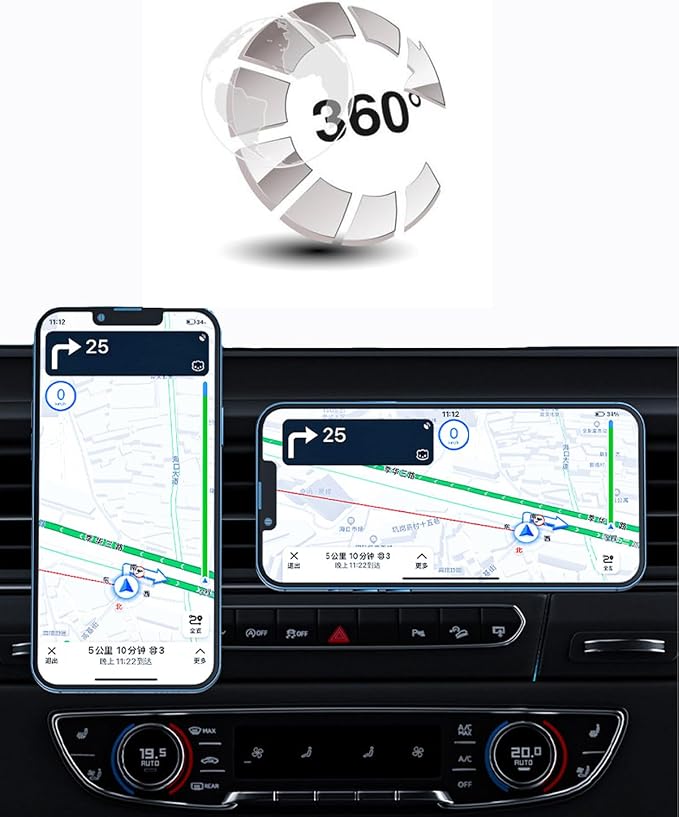 Designed for MagSafe Car Mount for 2026 Civic Phone Mount 2026 15W Fast Wireless Charging 11th gen Civic Phone Holder 2026 Civic Accessories Support 2022-present Civic - Image 7