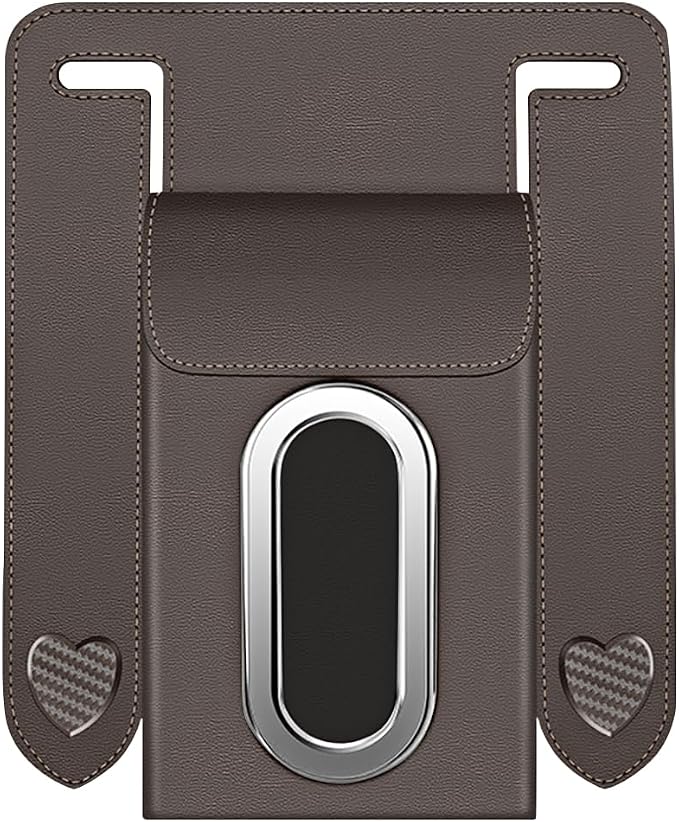 Car Tissue Holder, Multifunctional Vehicle Seat Back Hanging Tissue Box with Storage Hook, Automotive Interior Backseat Napkin Organizer, Universal for SUV Automobile Truck (Brown) - Image 7