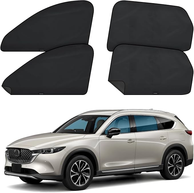 ZATOOTO Car Window Shades for CX-5 2017-2024,100% Block Light Privacy | Effective Sun Blocking, Metal Frame Fit. Great for Family, Camping, Full Privacy Protection. - Image 9
