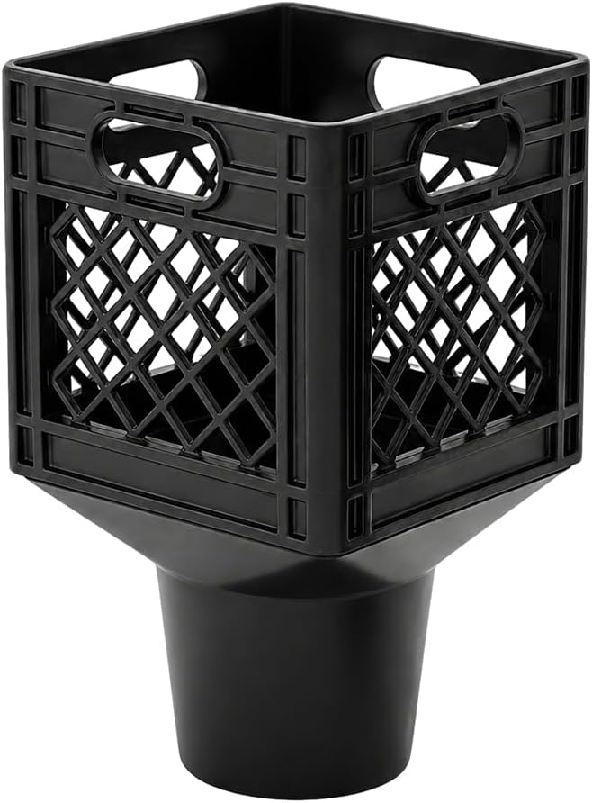 Half Gallon Car Cup Holder Expander, Black | milk crate style, square drink jug fit, anti-spill mount, car interior accessories - Image 7