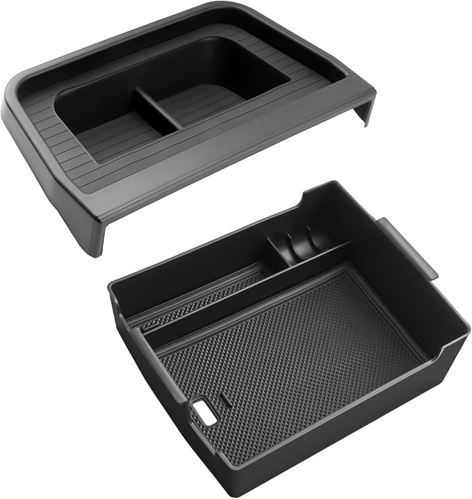 CDEFG 2PCS for 2025 2026 Ford Maverick Center Console Organizer Tray, for 2025 2026 Ford Maverick Accessories Dash Screen Organizer Dashboard Behind-Screen Storage Box - Image 7