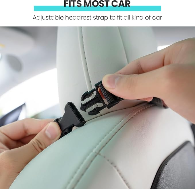 HEYTRIP Car Seat Protector for Children, 2 Pack, Waterproof | Rear-Facing/Forward-Facing, Fits 0-12 Years and Most Car Seats, Easy Cleanup, Non-Slip, Black Blue - Image 9