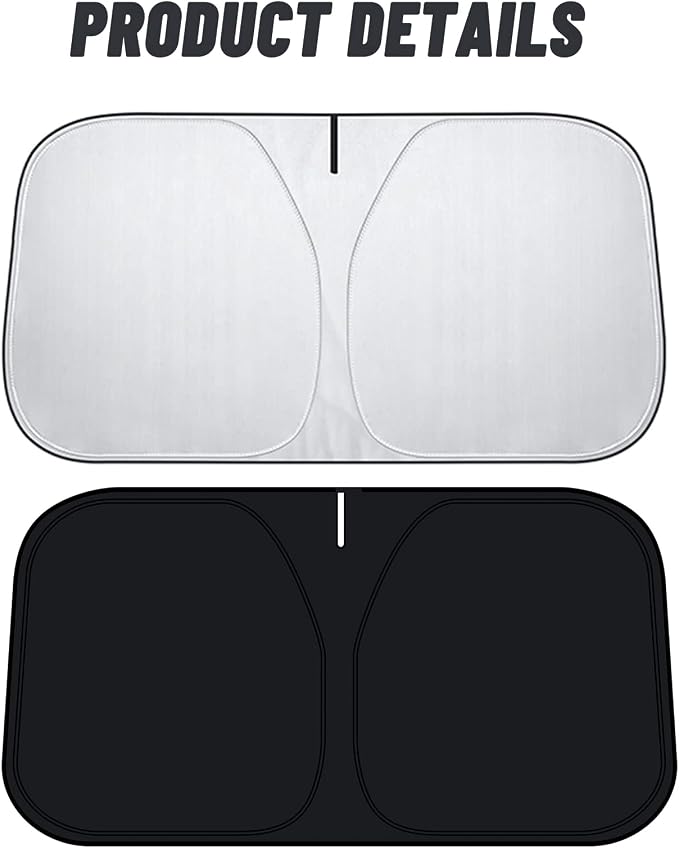 D-Lumina Windshield Sun Shade for 2018-2025 Honda Odyssey LX EX EX-L Touring Elite Minivan Accessories, Front Window Sunshade Sun Visor Protector Block UV Rays Heat, Foldable 2 Layers 210T Material - Image 7