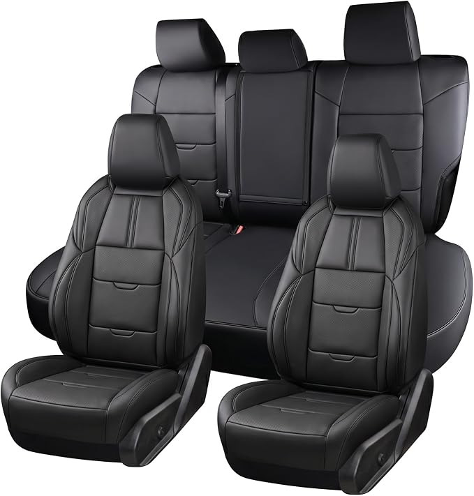 Coverado RAV4 Seat Covers Full Set Custom Fit for RAV4 2019-2025 SE, XSE | Car Seat Covers for Toyota RAV4 2019-2025(Hybrid/Prime/PHEV) SE/XSE, Easy Install & Waterproof & Airbag Compatible - Image 9