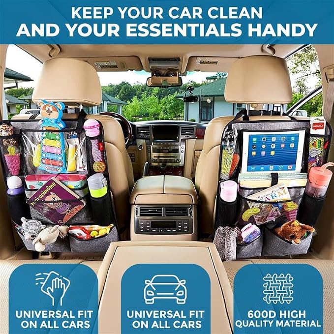 EcoNour Car Kick Mats Back Seat Protector - Image 5