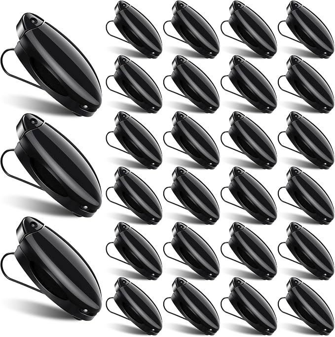 Frienda 30 Pieces Car Sunglasses Holder for Sun Visor Car Clip Bulk, Accessories Interior Eyeglasses Mount Ticket Card Clip Glasses Holder Auto Clip Holder(Black) - Image 8
