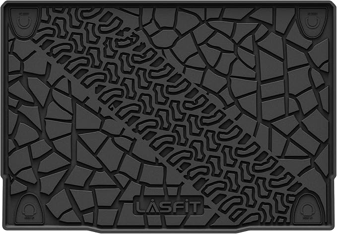 LASFIT Cargo Mat for Ford Bronco 4-Door 2026 2025 2024 2023 2022 2021 | All Weather TPE Cargo Area Protector Custom Fit Full Coverage Trunk Liner Easy Clean Anti-Slip Not Fit Bronco Sport or 2 Door - Image 9