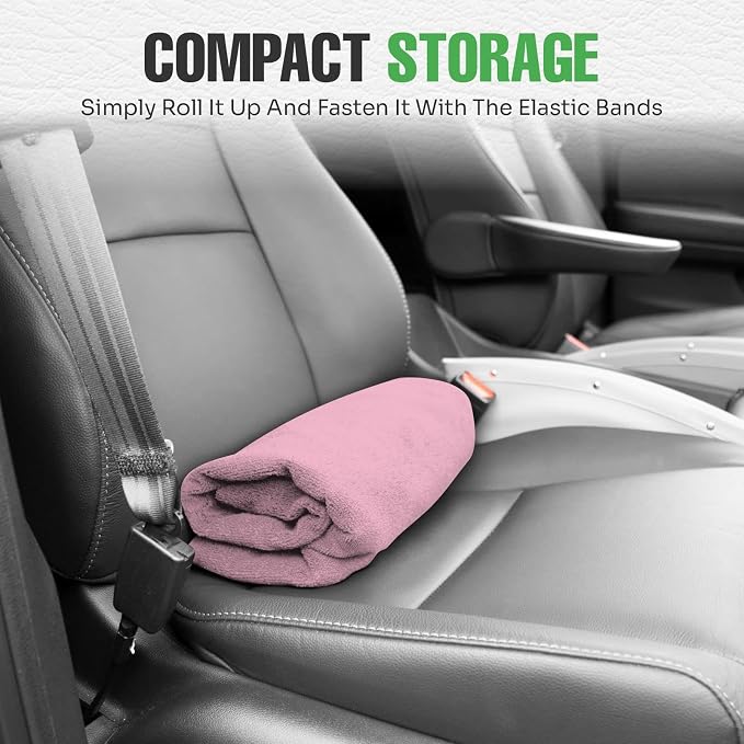 lebogner Waterproof Sweating Car Seat Cover for Post Gym Workout, Running, Swimming, Beach and Hiking, Universal Fit Anti-Slip Bucket Seat Protector for Cars, SUVs and Trucks, Machine Washable, Pink - Image 8