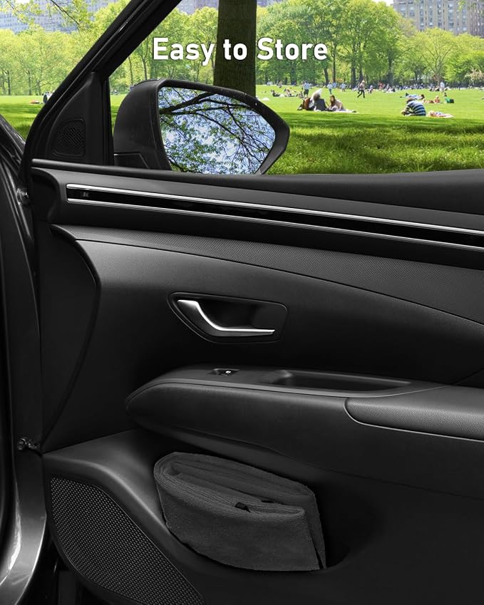 BELINOUS Waterproof Towel Car Seat Cover After Gym, Universal Front Seats Car Seat Towel Fit for Post Workout & Swim, Non-Slip Sweat Towel Seat Covers for Car, SUV & Truck (Gray, 1 Pack) - Image 7
