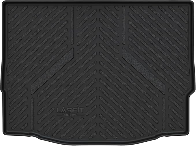 LASFIT Cargo Mat for Ford Focus(Only Gas) 2012-2018,Focus RS 2016-2018 | Trunk Liner Fit Ford Focus 2012-2018 Hatchback Gasoline(No Subwoofer) All Weather Custom Fit TPE,1 PCS,Black - Image 9