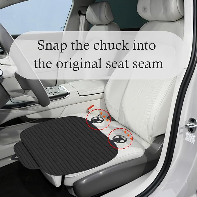 Car Back Seat Cover,Non-Slip & Breathable Bench Seat Cover with Side Pockets for Car Storage & Protecting Interiors,Universal All-Season Seats Back Protector for Most Cars (Front Seat Cover/Biege) - Image 7