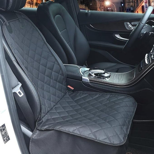 AsFrost Dog Seat Cover Cars Trucks SUVs, Thick 600D Waterproof Pet Car Seat Cover Dog, Heavy Duty & Wear-Resistant Durable Nonslip Backing with Side Flaps, Scratchproof Dog Front Seat Cover | Thicked 600D Oxford, Pet Car Seat Cover, Heavy Duty & Wear-R... - Image 2