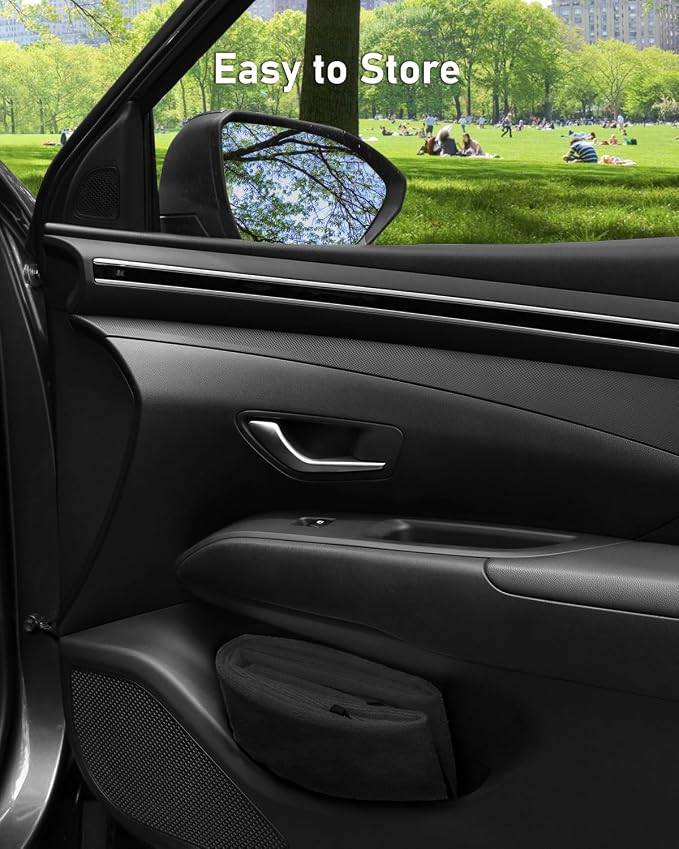 BELINOUS Waterproof Towel Car Seat Cover After Gym, Universal Front Seats Car Seat Towel Fit for Post Workout & Swim, Non-Slip Sweat Towel Seat Covers for Car, SUV & Truck (Black, 1 Pack) - Image 7