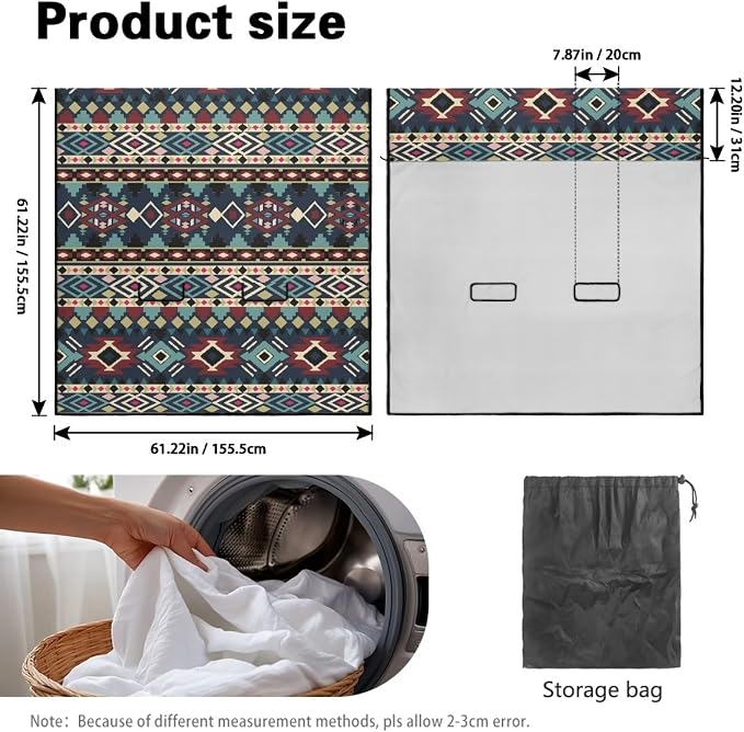 Aztec American Tribal Pattern Back Seat Cover for SUVs/Trucks Rear Split Bench for Gym Workout Beach, Waterproof Non-Slip Car Seat Protector for Pets Kids, Easy to Clean - Image 7
