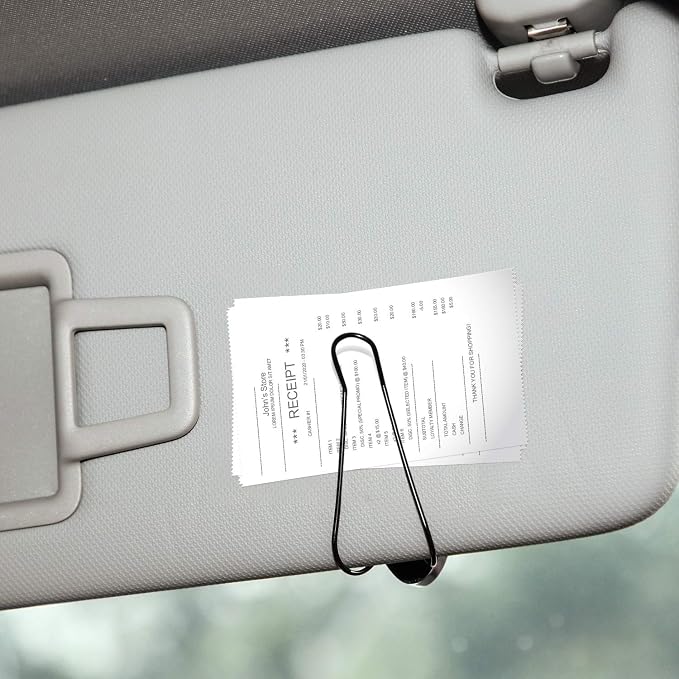 Frienda 10 Pieces Auto Car Vehicle Sun Visor Clip Holder for Sunglasses Glasses Holder Hanger Eyeglasses Mount Ticket Card Clip Car Accessories(Colorful) - Image 7