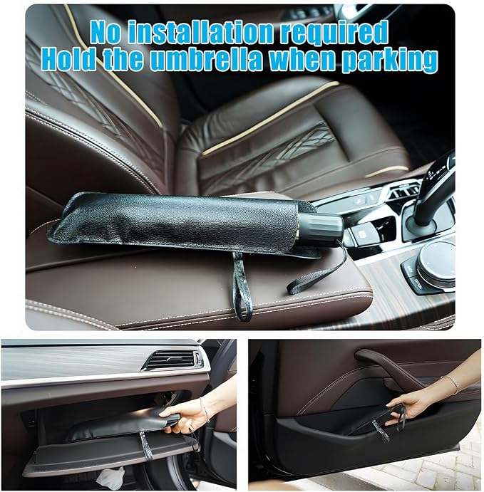 Car Windshield Sun Shade Umbrella, Foldable Front Window Sun Blocker Cover to Keep Cool and Protect Interior, UV & Heat Protection Auto Windshield Sunshade, Universal Fit (55.12 x 31.1) - Image 6