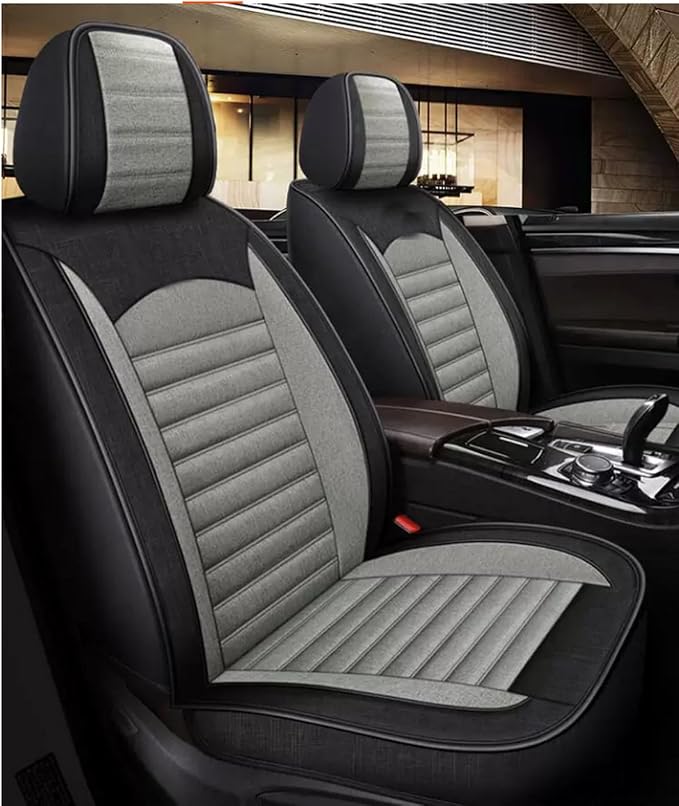 for car seat Covers Non-Slip (E.g, for Tesl,for Mercedes-Benz,for BMW,for Audi, for Ford, for Honda, for Nissan,for Toyota,for Chevrolet,for Jeep.. (Black Gray(line)) - Image 8