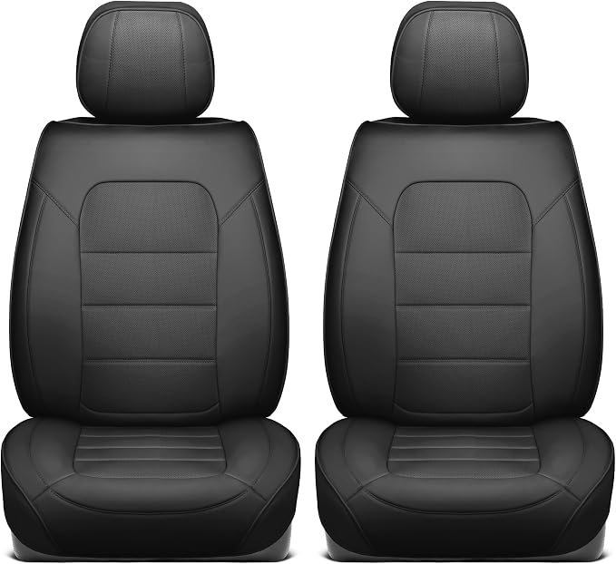 MotorBox Cabin King Black Label Leather Seat Covers for Trucks & Cars | Black Car Seat Covers, Waterproof Leather Seat Covers, Car Accessories, Seat Protector, Universal Fit - Image 8