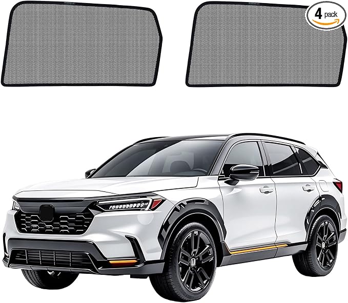 CRV(2023-2026) Car Window Shades - Side Curtains for Baby | Breathable Mesh Car Privacy Window Covers, UV Protection and Heat Insulation for Road Trips, Napping, Camping by QZZYXYL