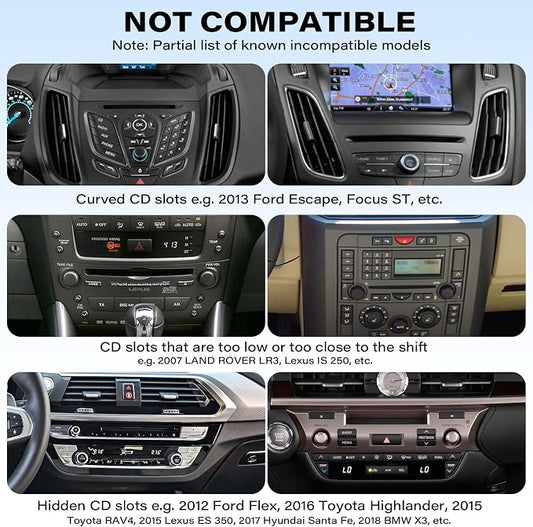 CD Phone Holder for Car, Easy One-Button Release CD Slot Phone Mount | Stable Clamp, 360° Rotation, Works with Thick Cases, Fits iPhone, Samsung, Google, Moto & Most Smartphones - Image 2