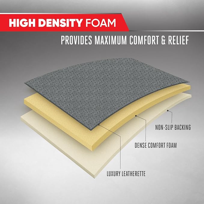 Motor Trend Rear Seat Protector for Cars, SUVs & Trucks – Nappa Leather Bench Cover Protector - Car Seat Cover for Kids, Pets & Baby - Durable Back Seat Protector, Gray Universal Fit Bottom Coverage - Image 9
