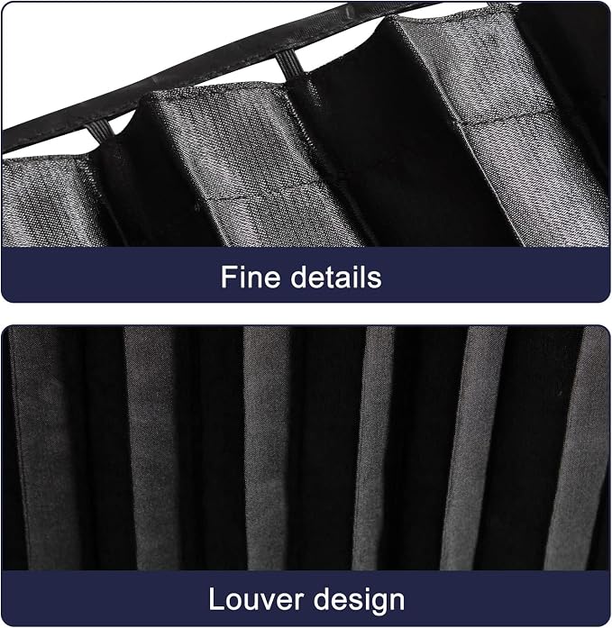 ZATOOTO Car Window Shades for Side Window, Magnetic Car Curtains, 4 Pack | Car Window Covers Blackout Blinds, UV Protection, Heat Insulation, Camping, Sleeping,Travel, Baby Safety, and Daily Use - Image 9