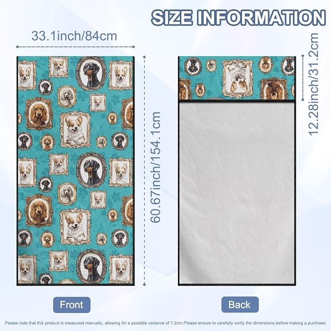 Horeset Picture Frame Dog Car Seat Towel Covers Stain Resistant Sports Car Towel Mat Easy Install Breathable Auto Front Seats Protector Automotive Accessories - Image 9