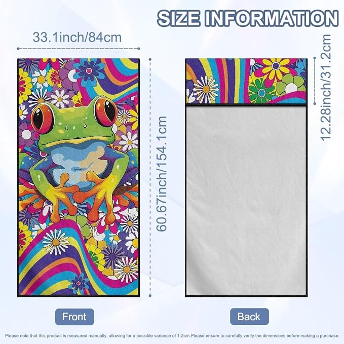 Funny Frog Car Towel Seat Cover 1 Piece Breathable Car Seat Cover Protector with Storage Bag Easy to Installation Fits for SUV Vehicle Sedan Truck - Image 7
