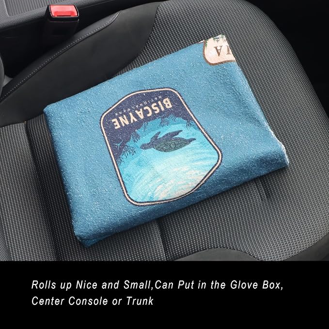 Car Seat Cover Protector Front Seats,for Gym Workout,Running,Swimming,Beach and Hiking,Waterproof Sweat Towel Bucket Seat Covers for Cars SUV Trucks (National Parks, 2Pcs) - Image 7