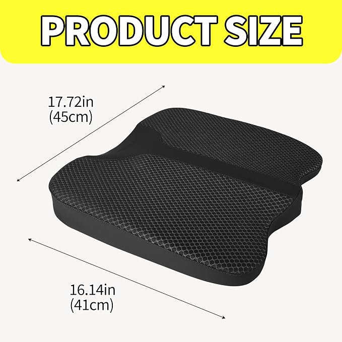 Car Seat Cushion, Comfort Memory Foam Seat Cushion for Driving - Image 7