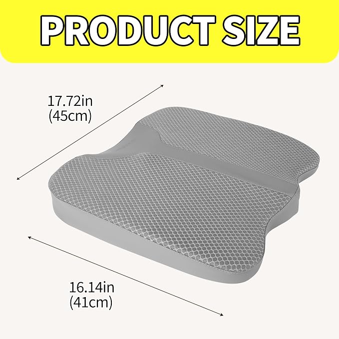Car Seat Cushion, Comfort Memory Foam Seat Cushion for Driving - Image 7