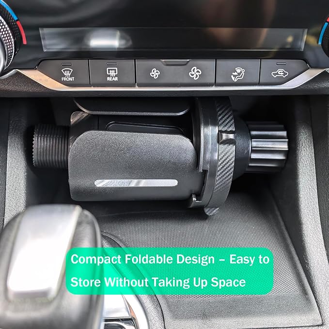 Car Cup Holder Expander Adapter, 3"-5.5" Adjustable Bottle Mount | Adjustable Fit, Detachable Design, Silicone Base, For Large Bottles, Tumblers, And Food Buckets - Image 6