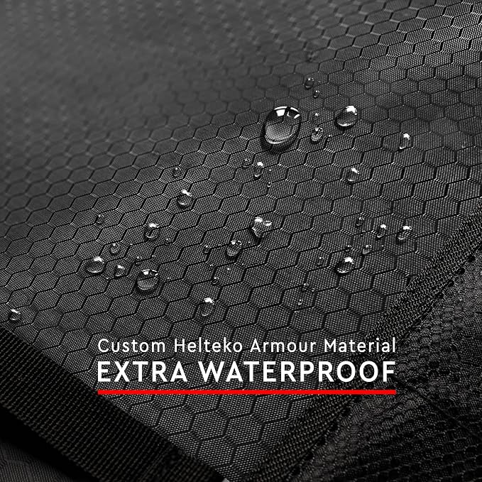 Helteko Back Seat Protector for Car, 2 Pack Premium Kick Mats for Kids, Extra Large Car Seat Cover for Backseat with Mesh Pockets, Waterproof Dirt & Mud Protection, Black - Image 7