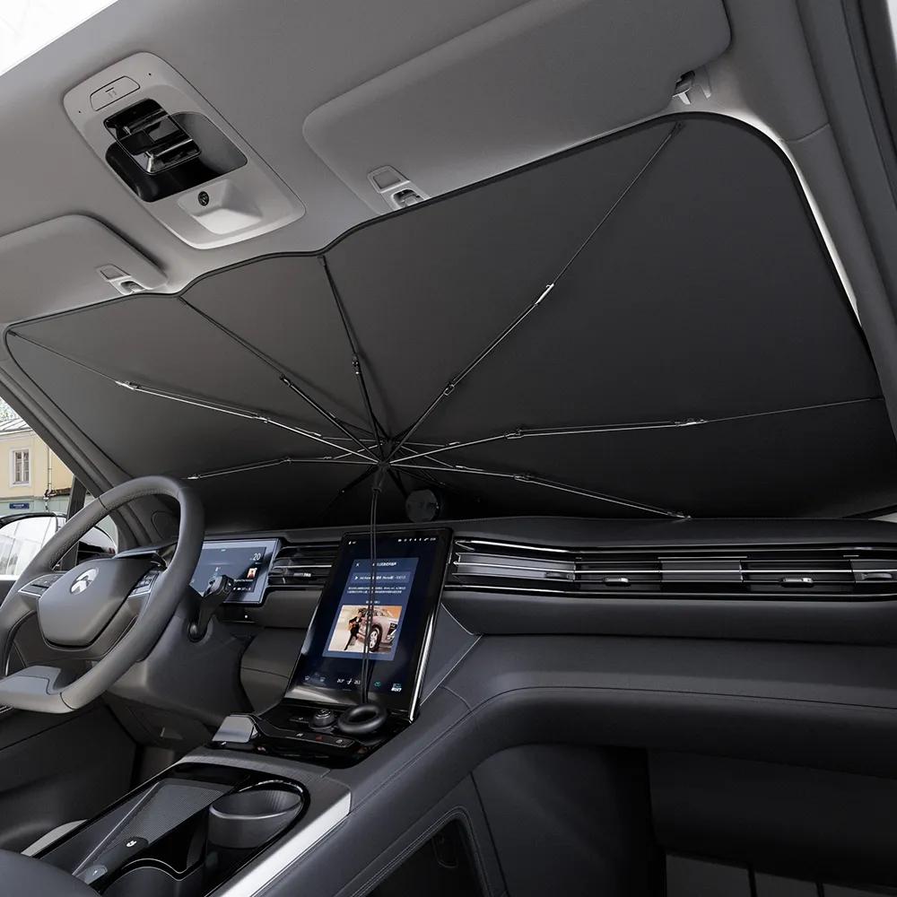 Are Umbrella Windshield Sun Shades Easier to Use Every Day?