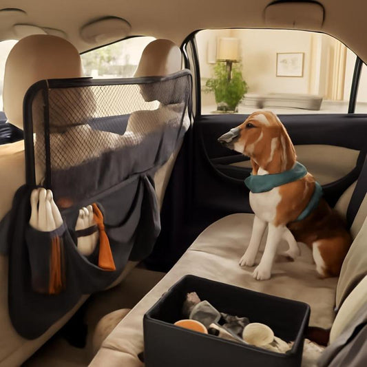 Creating a Safe and Comfortable Pet Travel Environment with Car Organizers and Barriers
