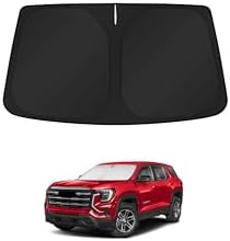 KUST Windshield Sun Shade for GMC Terrain 2025 2026(Fit for Chevrolet Equinox) Window Accessories Shade Sun Visor Cover Foldable Block UV Rays by KUST