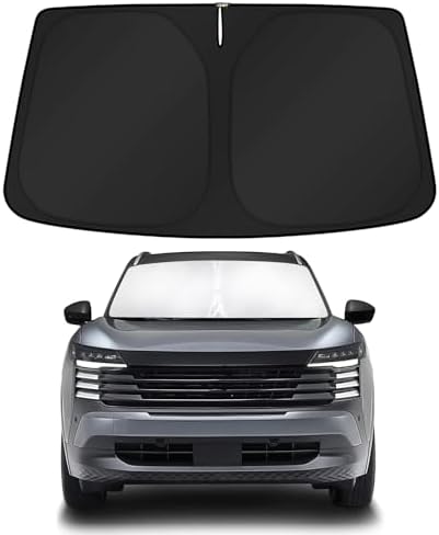 KUST Windshield Sun Shade for Chevy Chevrolet Equinox EV 2024-2025 2026 Custom Fit Sunshade Foldable Sun Protectors Interior Accessories Blocks UV Rays by KUST