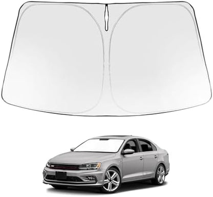 Proadsy Custom Fit Car Windshield Sun Shade for 2011-2018 Volkswagen Jetta by Proadsy