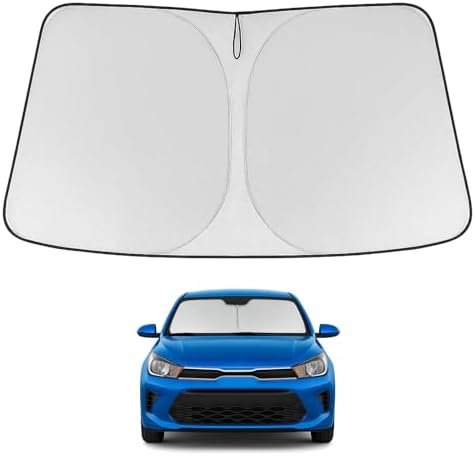 Proadsy Custom Fit 2018-2023 Kia Rio Windshield Sun Shade, Blocks Heat by Proadsy