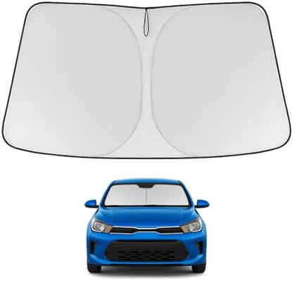 Proadsy Custom Fit 2018-2023 Kia Rio Windshield Sun Shade, Blocks Heat by Proadsy